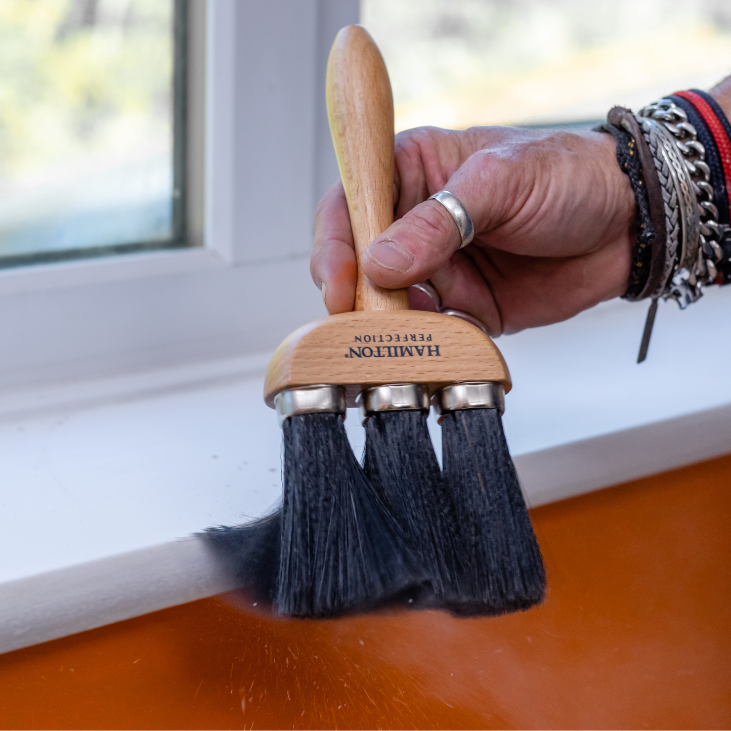 HAMILTON PERFECTION 3 RING DUSTING BRUSH