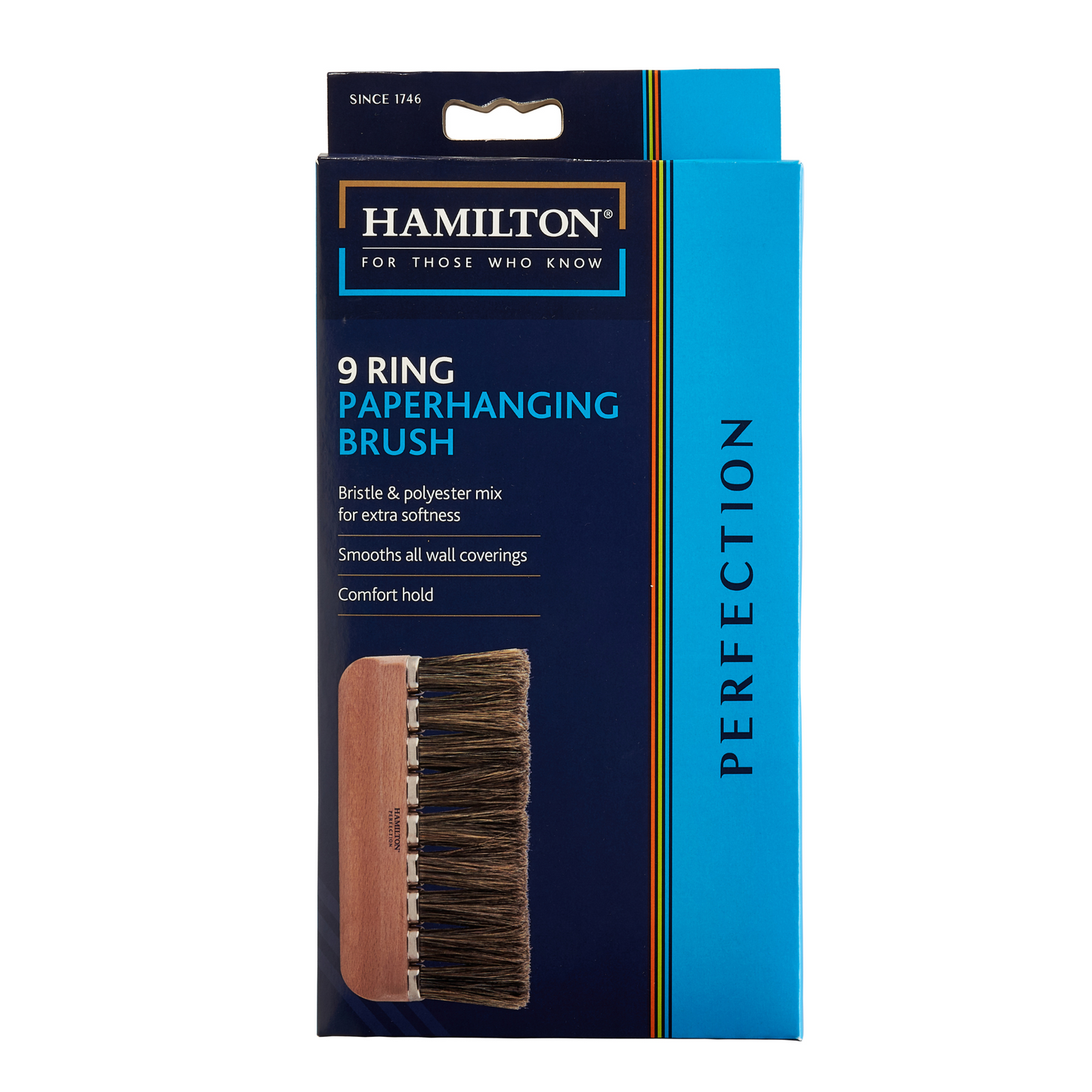 HAMILTON PERFECTION 9 RING PAPERHANGING BRUSH