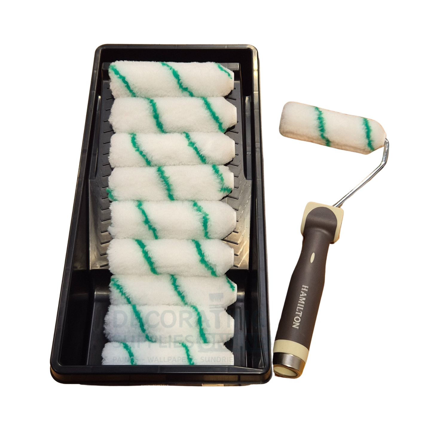 Hamilton Prestige Mini Roller Set, Frame & Tray 4" - Bundle