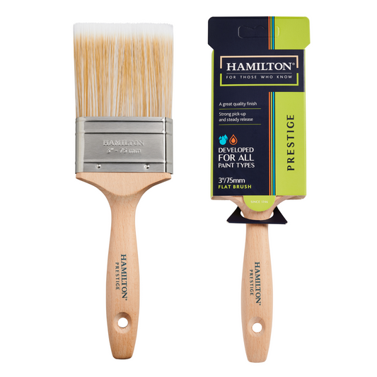 HAMILTON PRESTIGE PURE SYNTHETIC PAINT BRUSH 3"