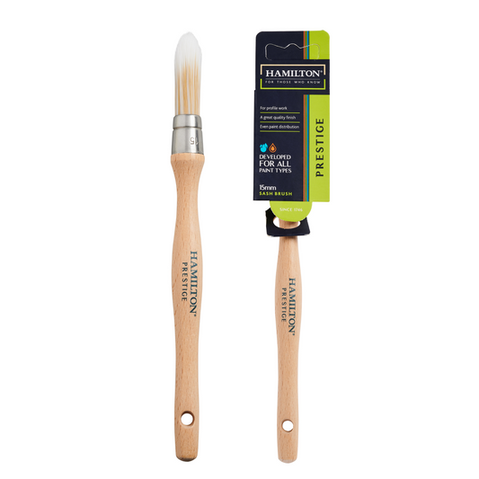 HAMILTON PRESTIGE SYNTHETIC SASH PAINT BRUSH 15MM