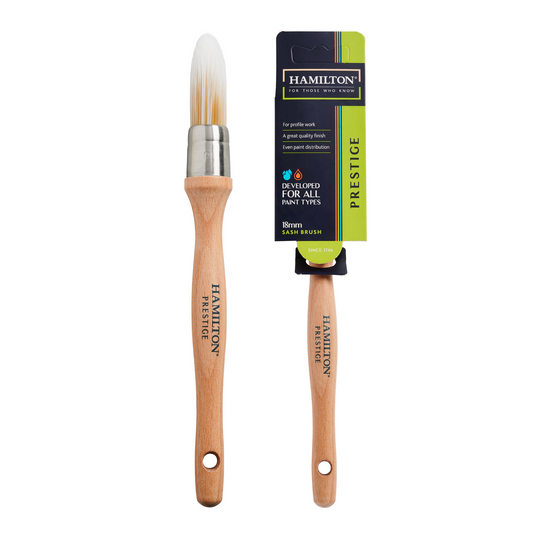 HAMILTON PRESTIGE SYNTHETIC SASH PAINT BRUSH 18MM