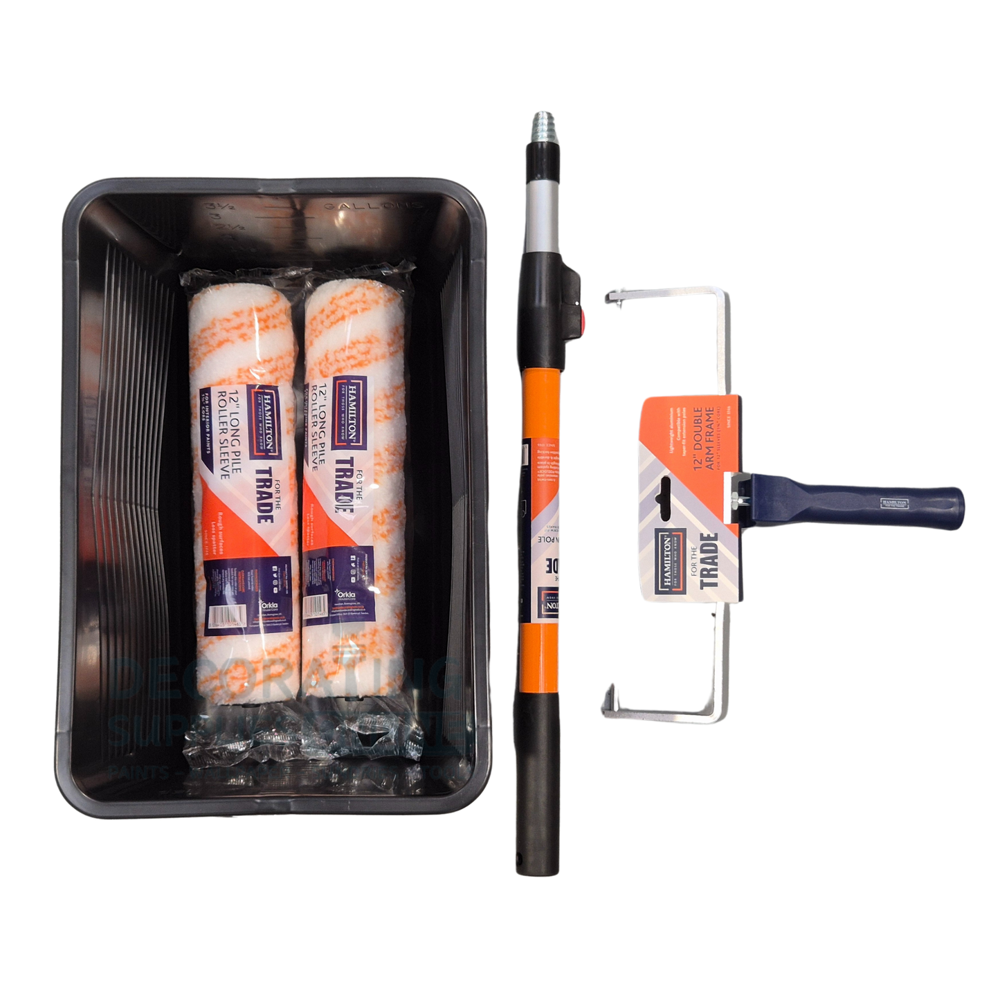 Hamilton For The Trade Long Pile Roller Kit 12" - Bundle