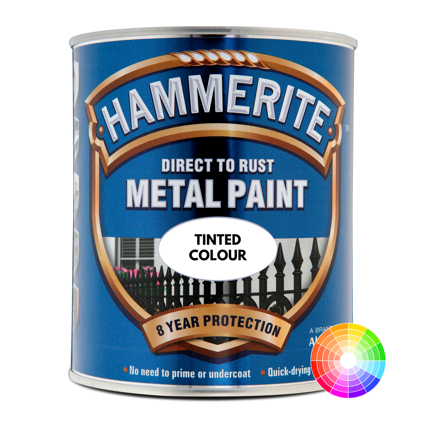 Hammerite Direct To Rust Smooth Metal Paint Tinted Colour