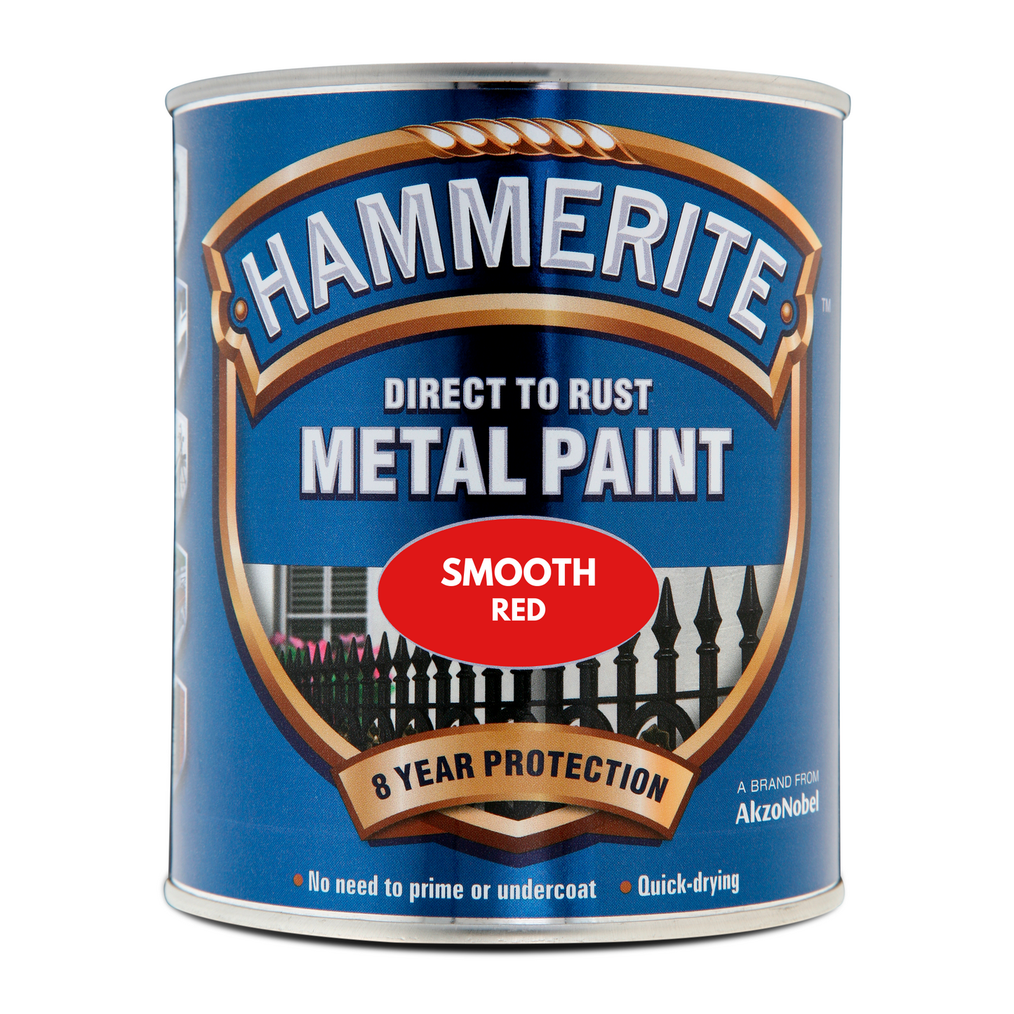 Hammerite Direct To Rust Smooth Metal Paint Gloss Red