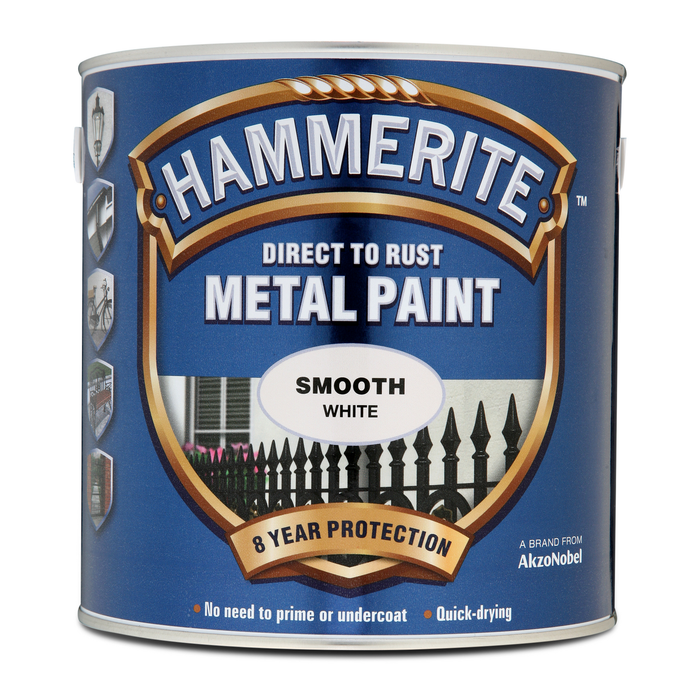 HAMMERITE DIRECT TO RUST SMOOTH METAL PAINT GLOSS WHITE