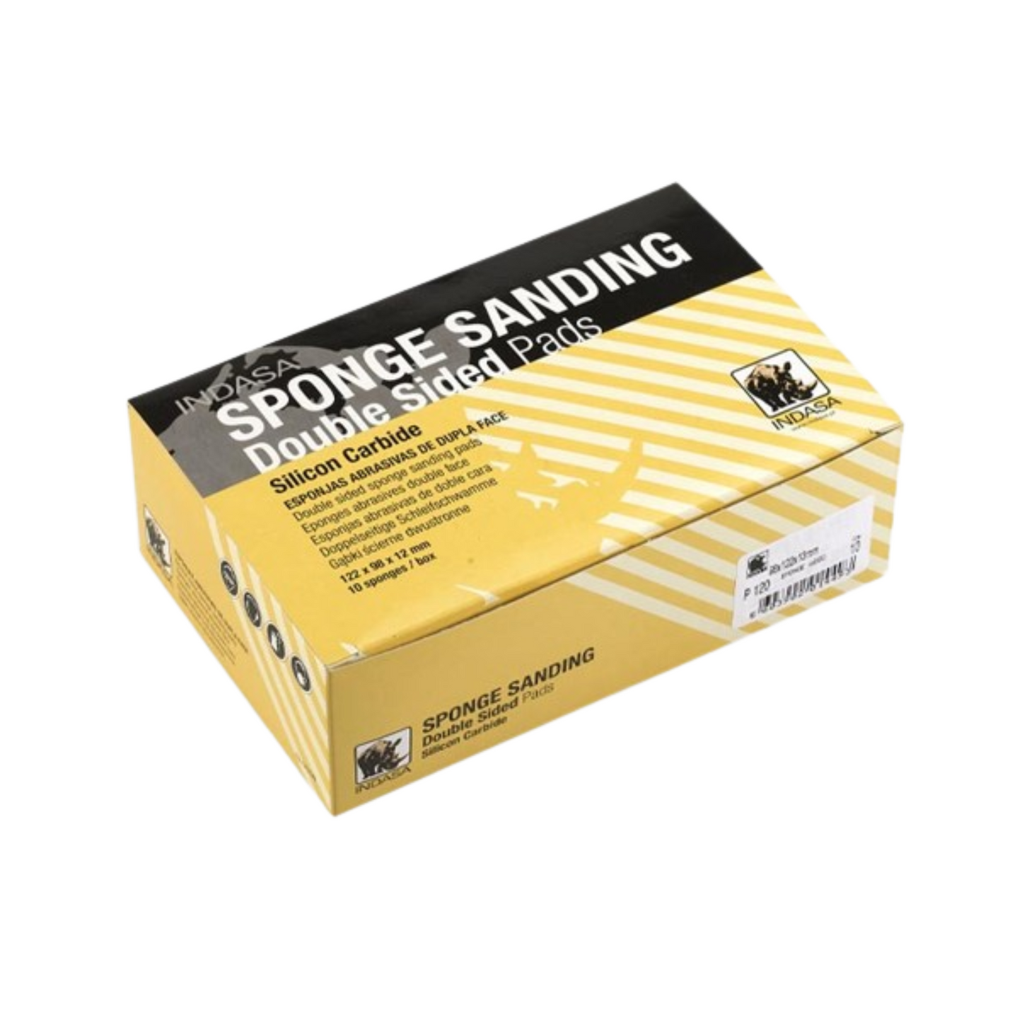 Indasa Double Sided Sponge Sanding Pads 10 Pack (P60 - P120)