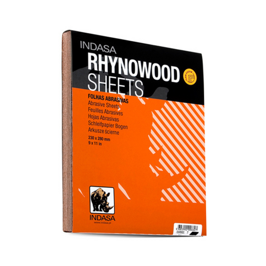 INDASA RHYNOWOOD GENERAL PURPOSE SANDPAPER SHEETS (HANDY 5 PACK)