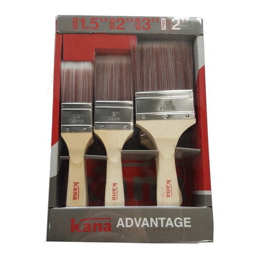 KANA ADVANTAGE SYNTHETIC BRUSH SET 10 PACK