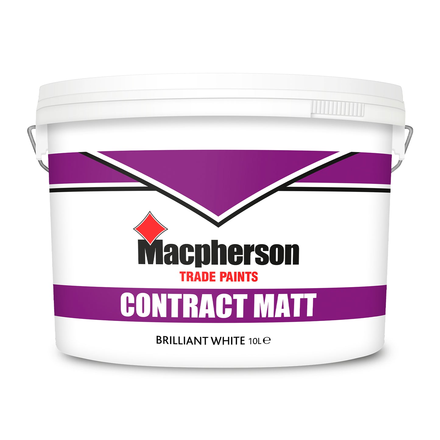 MACPHERSON CONTRACT MATT EMULSION BRILLIANT WHITE