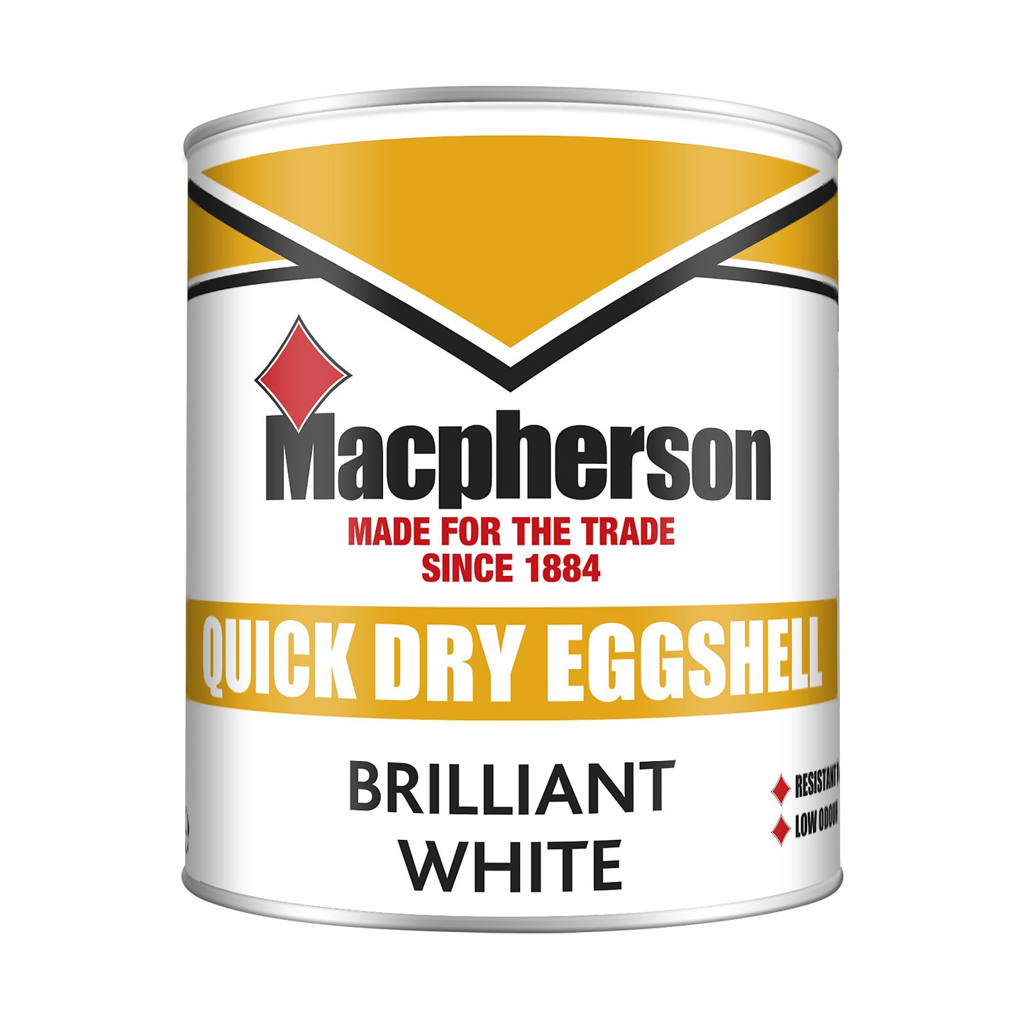Macpherson Quick Dry Acrylic Eggshell Brilliant White