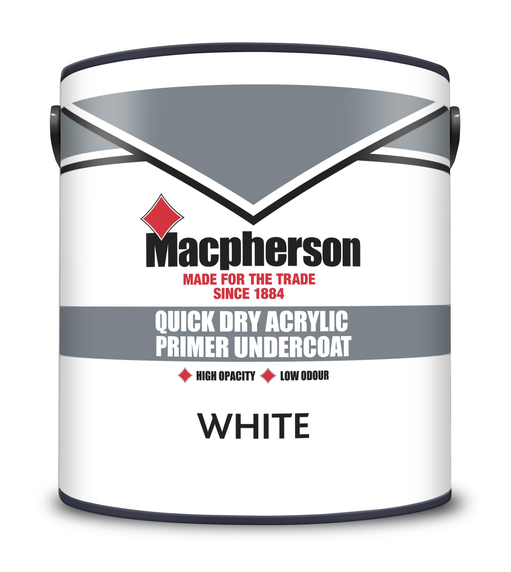Macpherson Quick Dry Acrylic Primer Undercoat White – Decorating ...