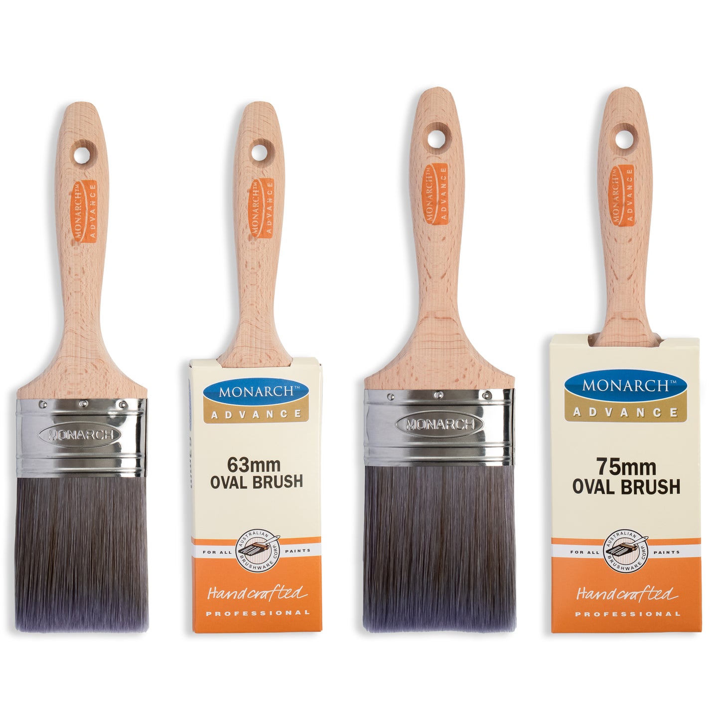 MONARCH ADVANCE OVAL BRUSH 75MM (3")