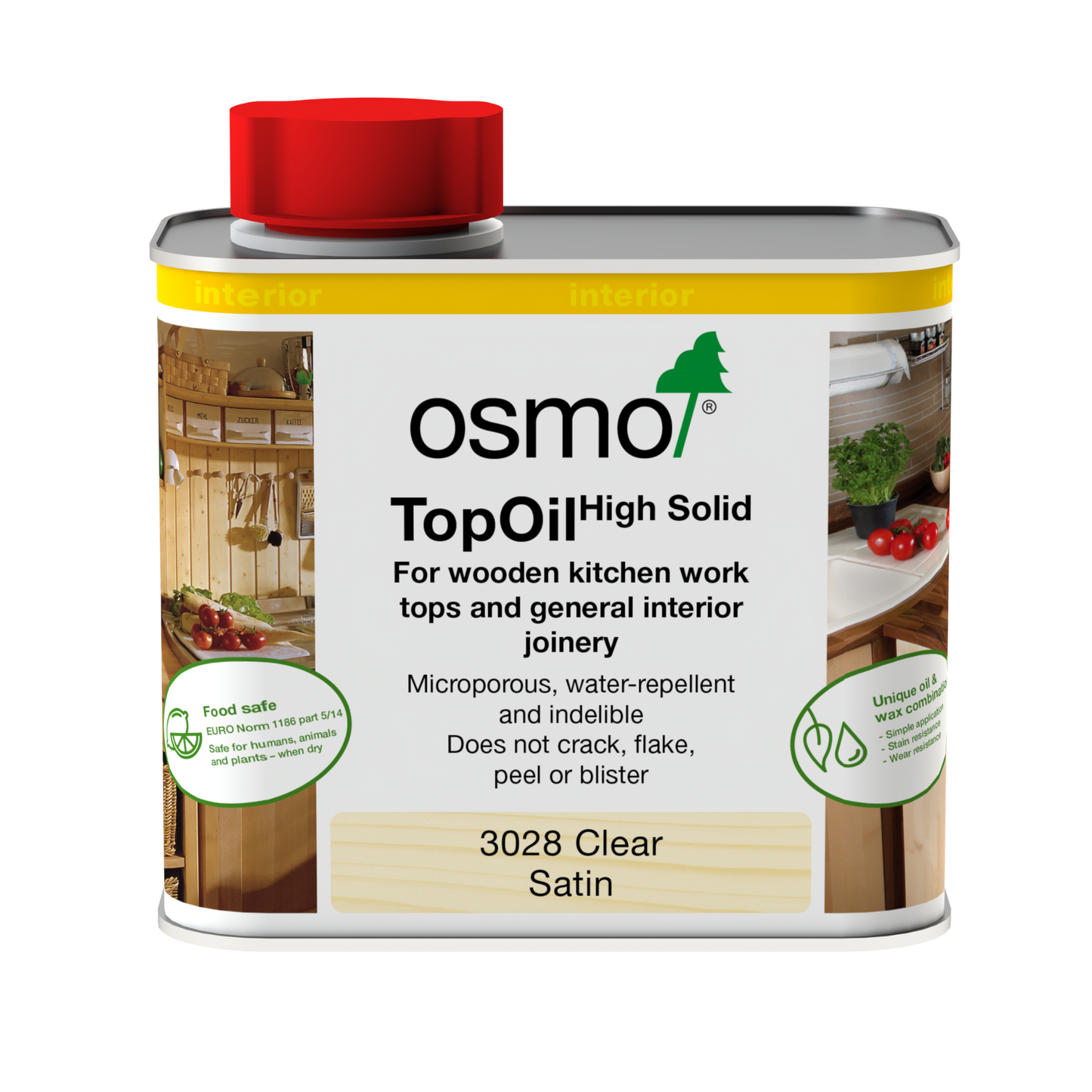 OSMO TOP OIL - CLEAR SATIN 3028 500ML