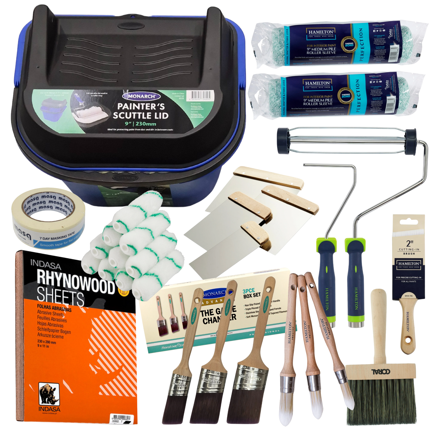 Painters Scuttle Bundle With Lid - 9 Inch