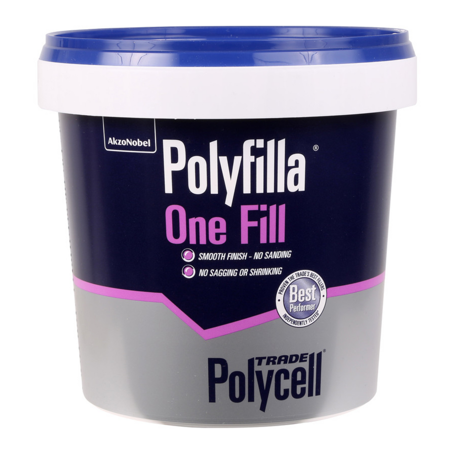 POLYCELL POLYFILLA ONE FILL LIGHT WEIGHT FILLER 1KG