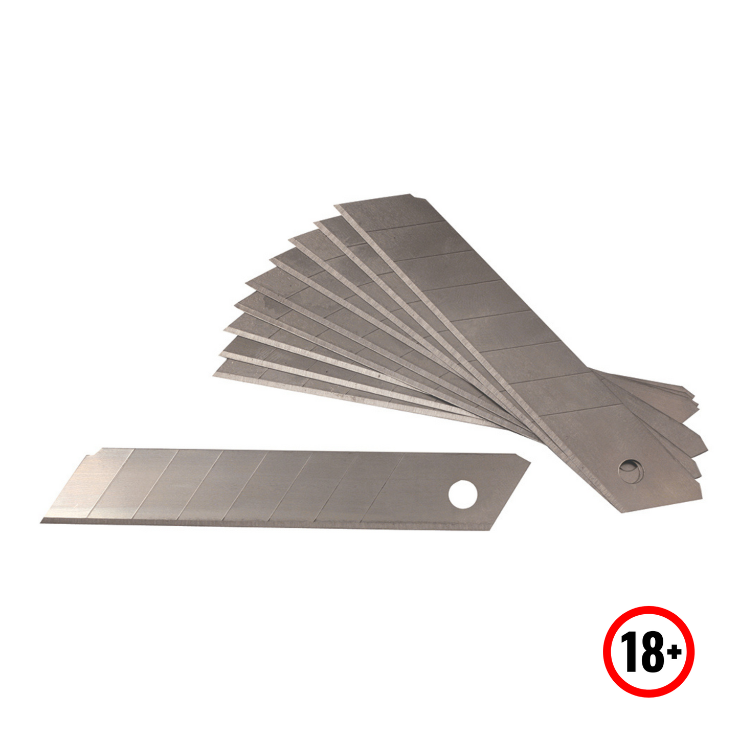 PREP CONTRACTOR SNAP OFF BLADES 18MM - 10 PACK