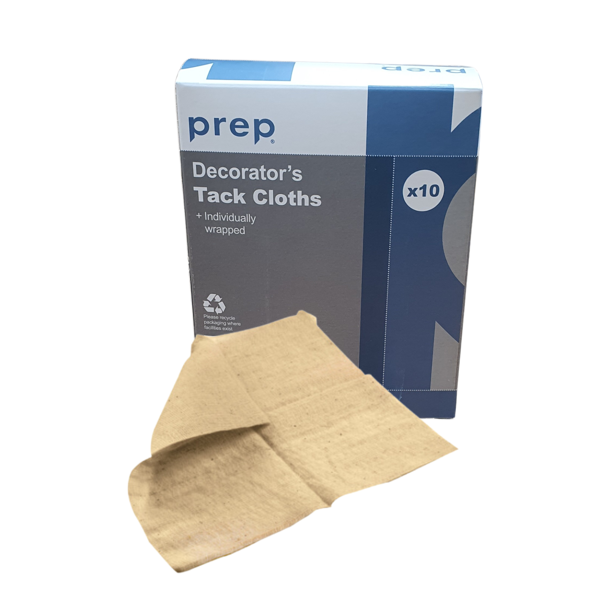 Tick Rag Prep Tack Cloth - 10 Pack – Decorating Supplies Online