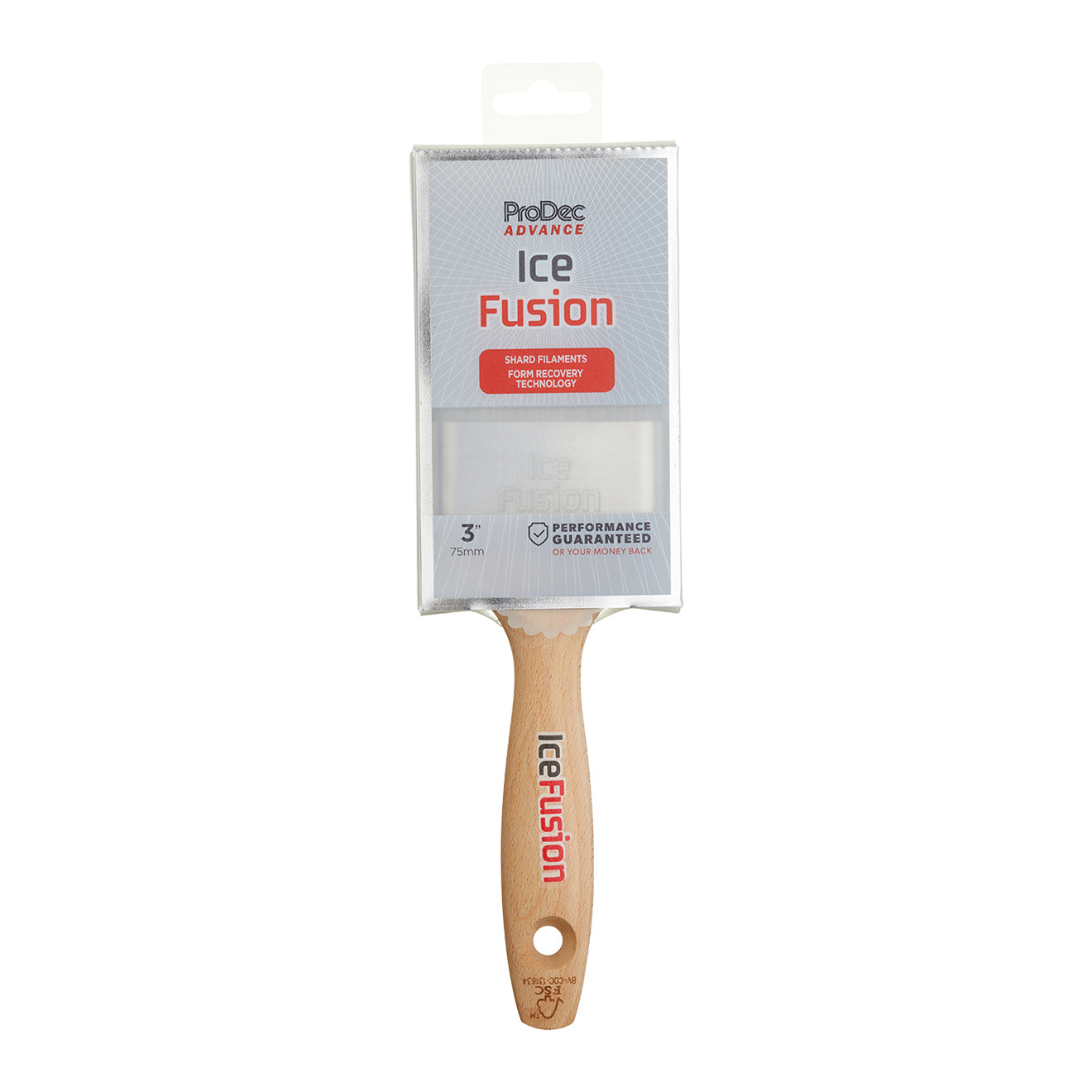 PRODEC ADVANCE ICE FUSION FLAT BEAVERTAIL PAINT BRUSH 3"