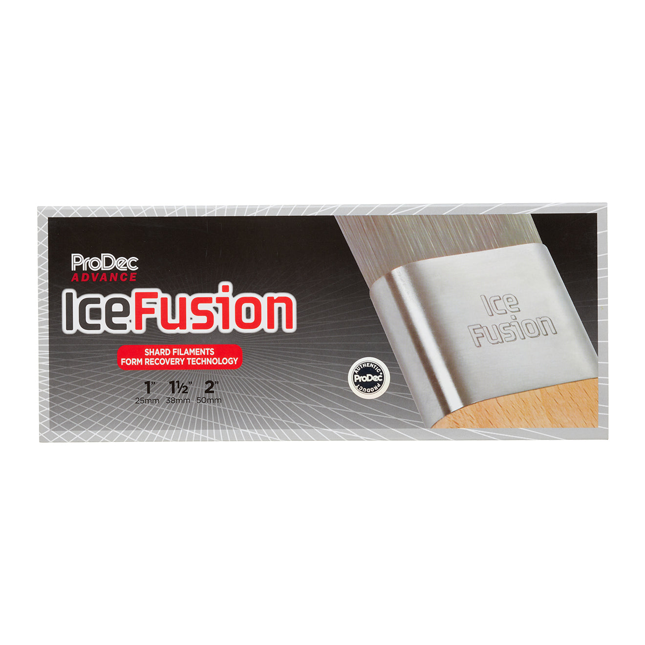 PRODEC ADVANCE ICE FUSION FLAT BRUSHES SET 3 PACK (1", 1.5", 2")