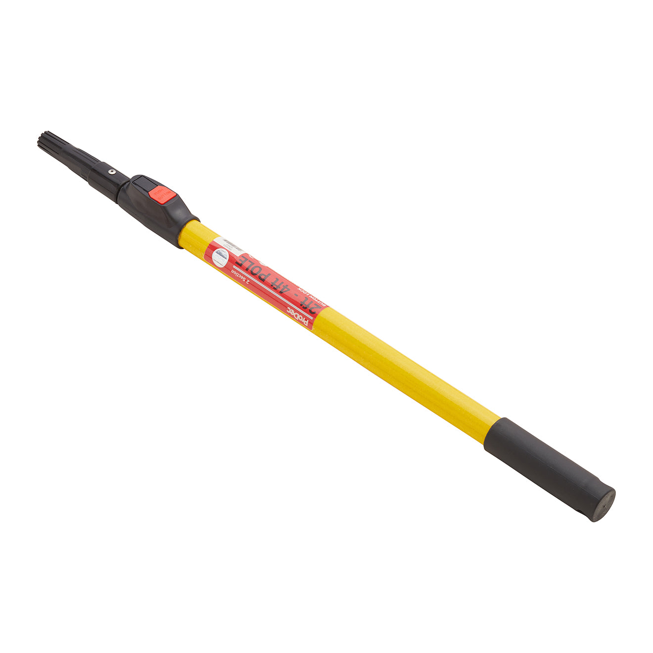 Prodec Button Lock Extendable Roller Pole 2 - 4 Feet