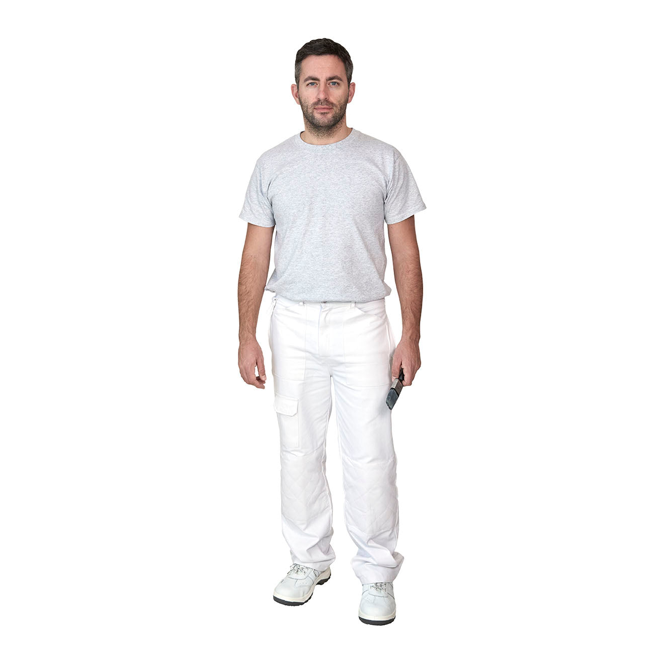 PRODEC COTTON PAINTERS TROUSERS WHITE