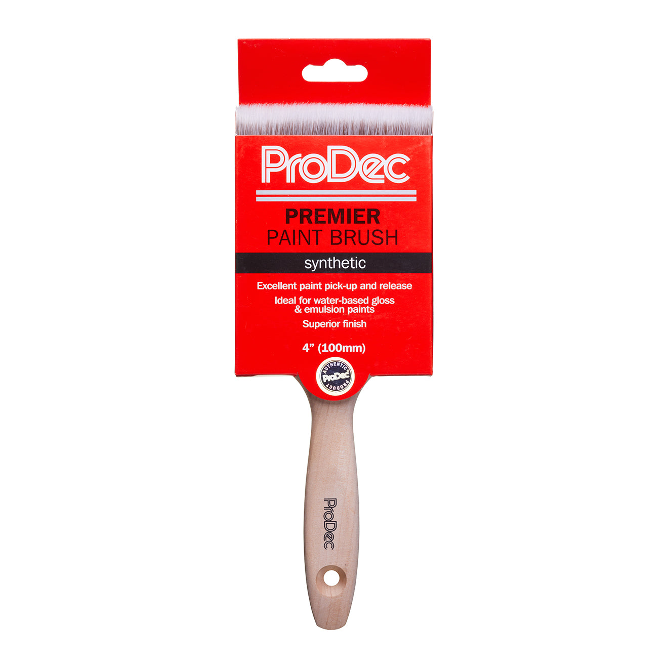 PRODEC PREMIER SYNTHETIC PAINT BRUSH 4"