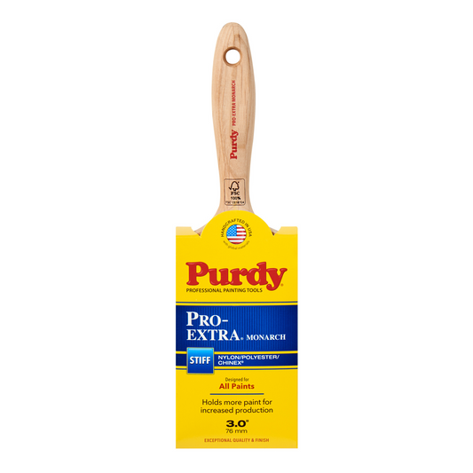 PURDY PRO EXTRA MONARCH ELITE PAINT BRUSH 3"