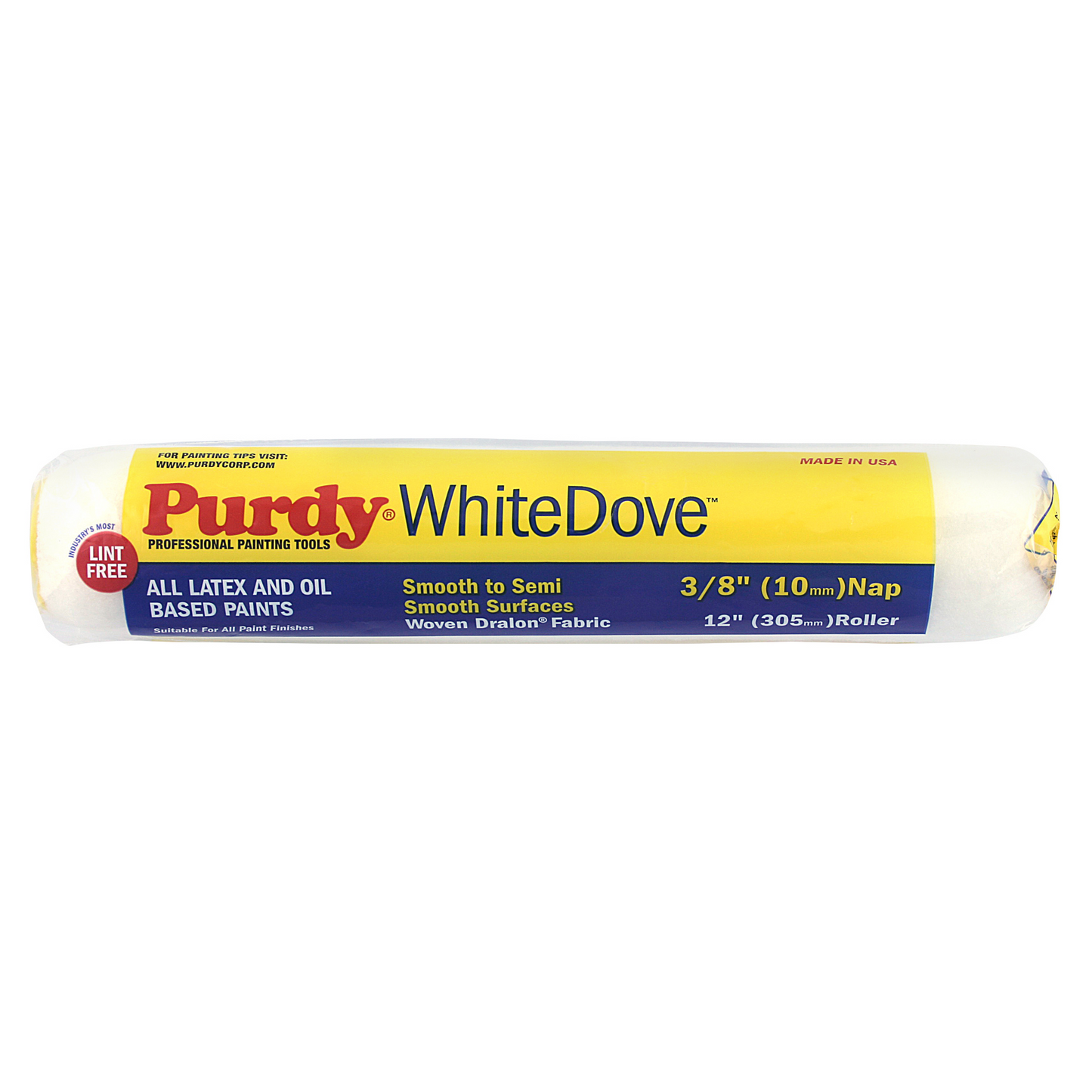 PURDY WHITE DOVE ROLLER SLEEVE 12' (3/8' NAP)