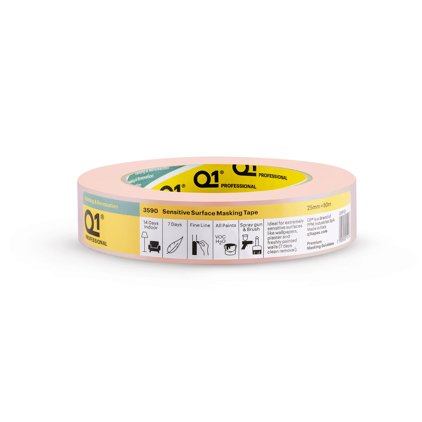 Q1 SENSITIVE SURFACE MASKING TAPE 3590