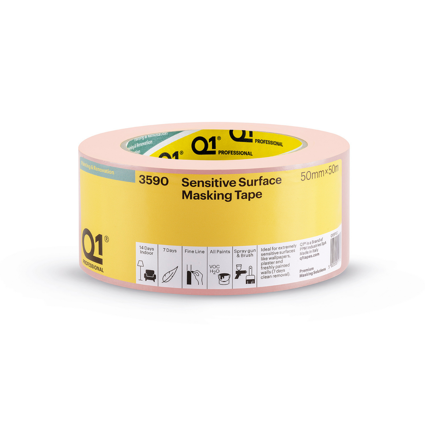 Q1 SENSITIVE SURFACE MASKING TAPE 3590