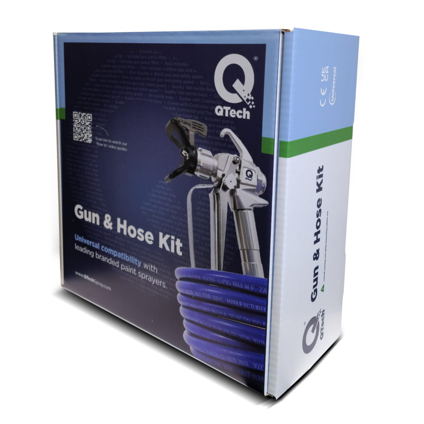 QTech Gun & Hose Kit (Gun, Guard, Hose, Whip)