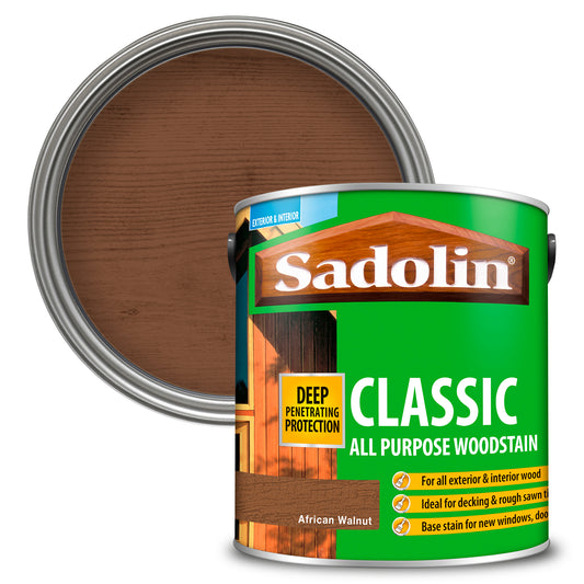 SADOLIN CLASSIC ALL PURPOSE WOODSTAIN AFRICAN WALNUT