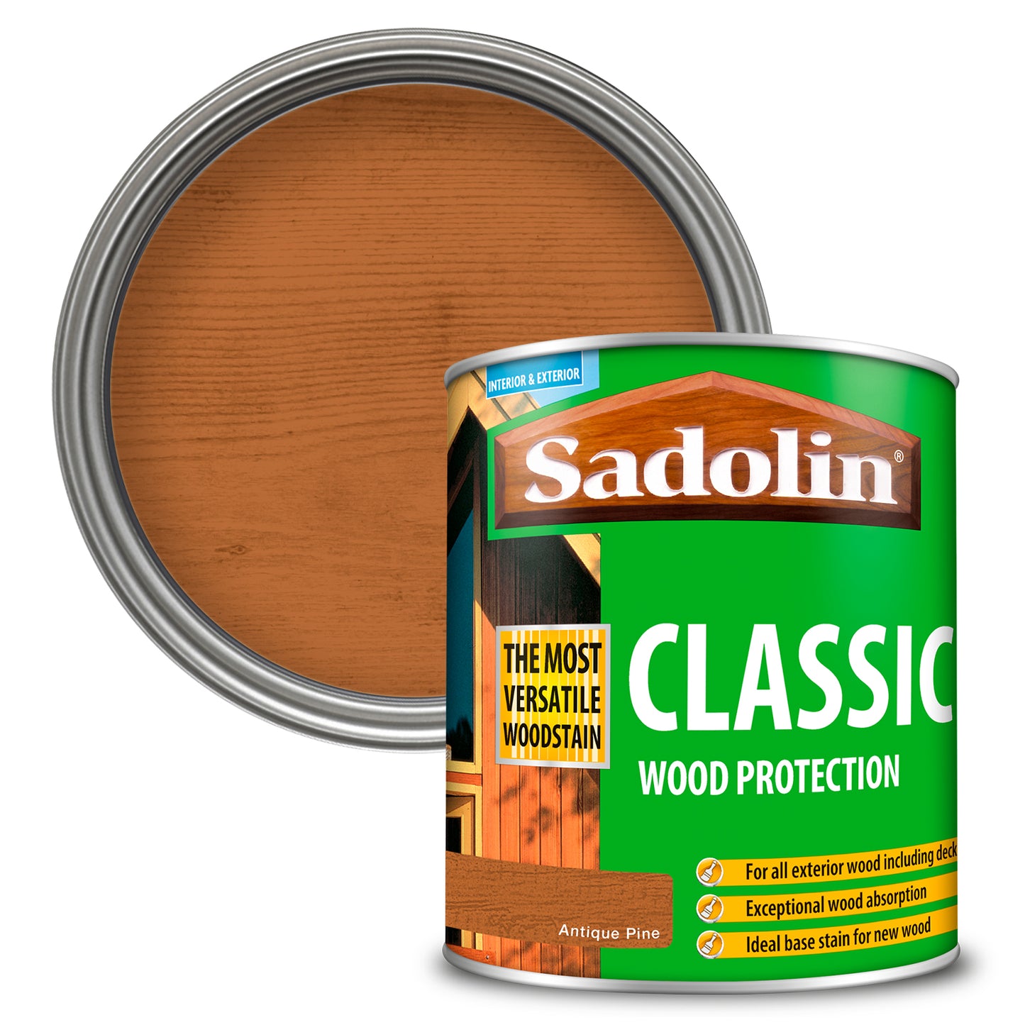 SADOLIN CLASSIC ALL PURPOSE WOODSTAIN ANTIQUE PINE