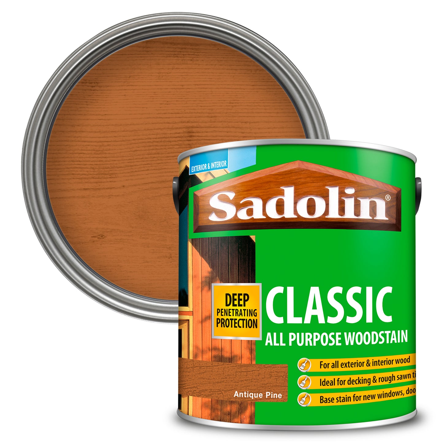 SADOLIN CLASSIC ALL PURPOSE WOODSTAIN ANTIQUE PINE