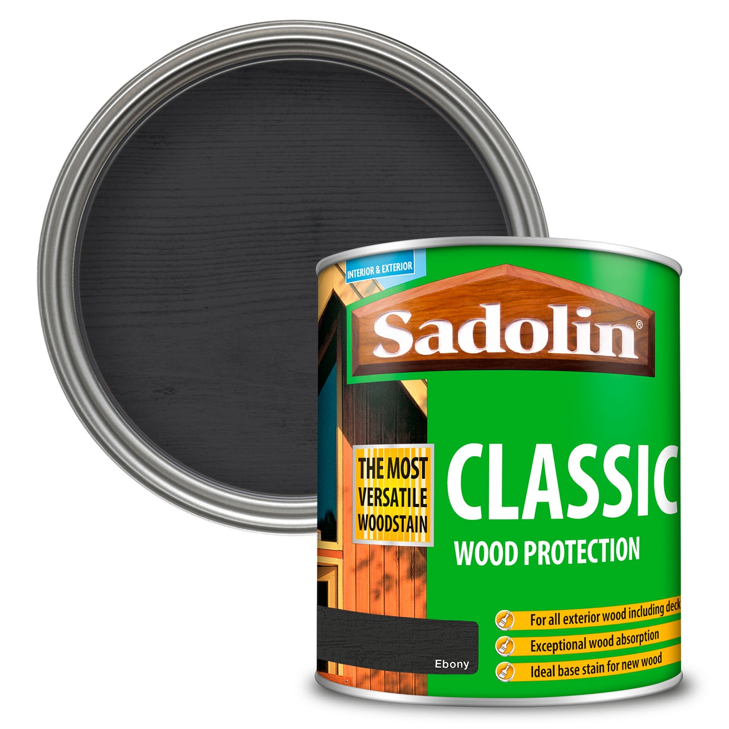 SADOLIN CLASSIC ALL PURPOSE WOODSTAIN EBONY