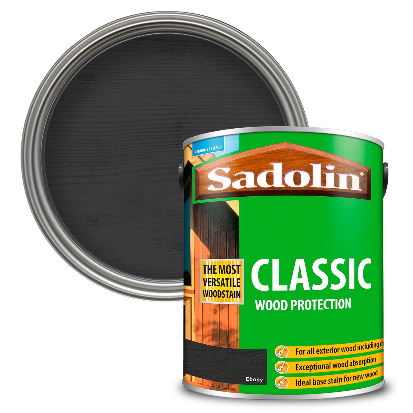 SADOLIN CLASSIC ALL PURPOSE WOODSTAIN EBONY