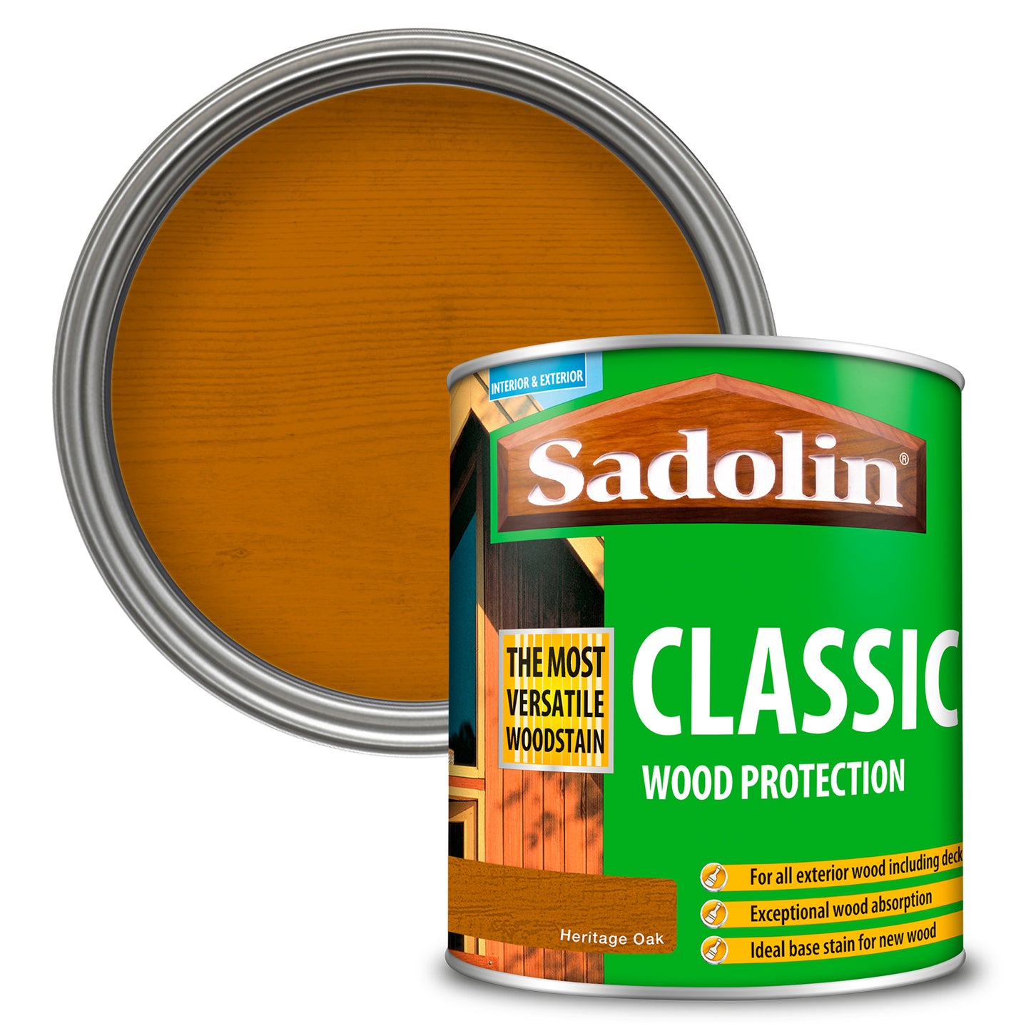 SADOLIN CLASSIC ALL PURPOSE WOODSTAIN HERITAGE OAK