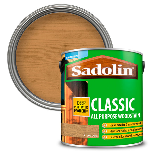 SADOLIN CLASSIC ALL PURPOSE WOODSTAIN LIGHT OAK