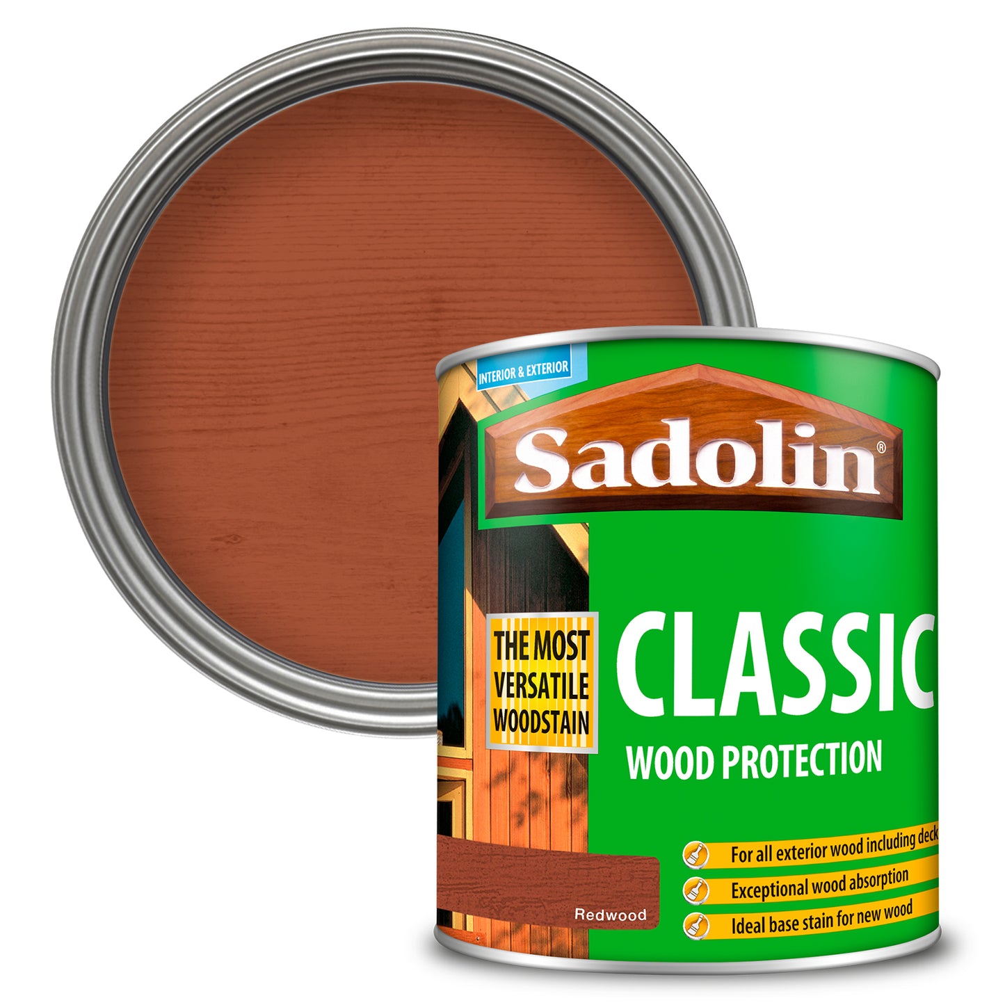 SADOLIN CLASSIC ALL PURPOSE WOODSTAIN REDWOOD