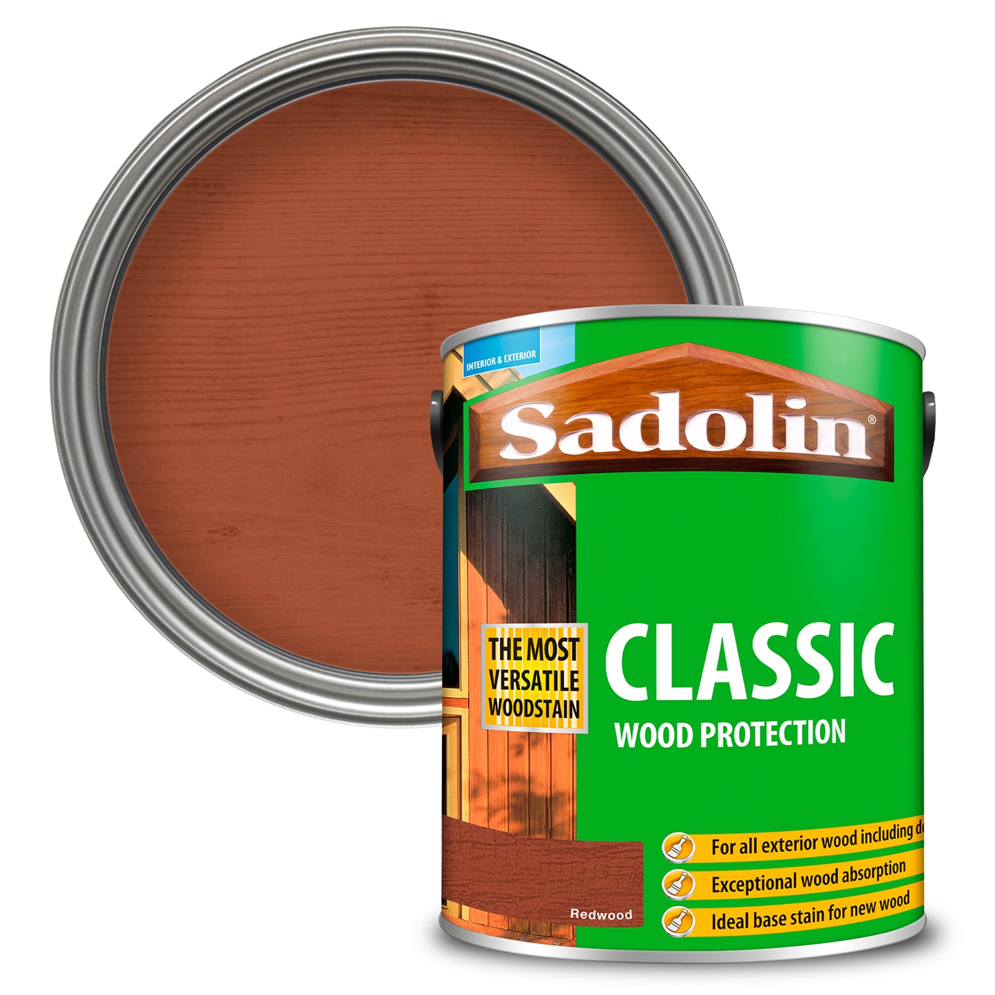 SADOLIN CLASSIC ALL PURPOSE WOODSTAIN REDWOOD