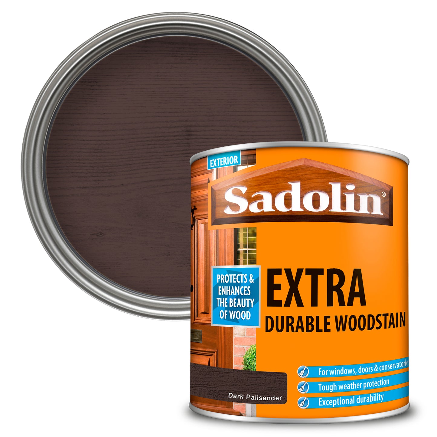 SADOLIN EXTRA DURABLE WOODSTAIN DARK PALISANDER