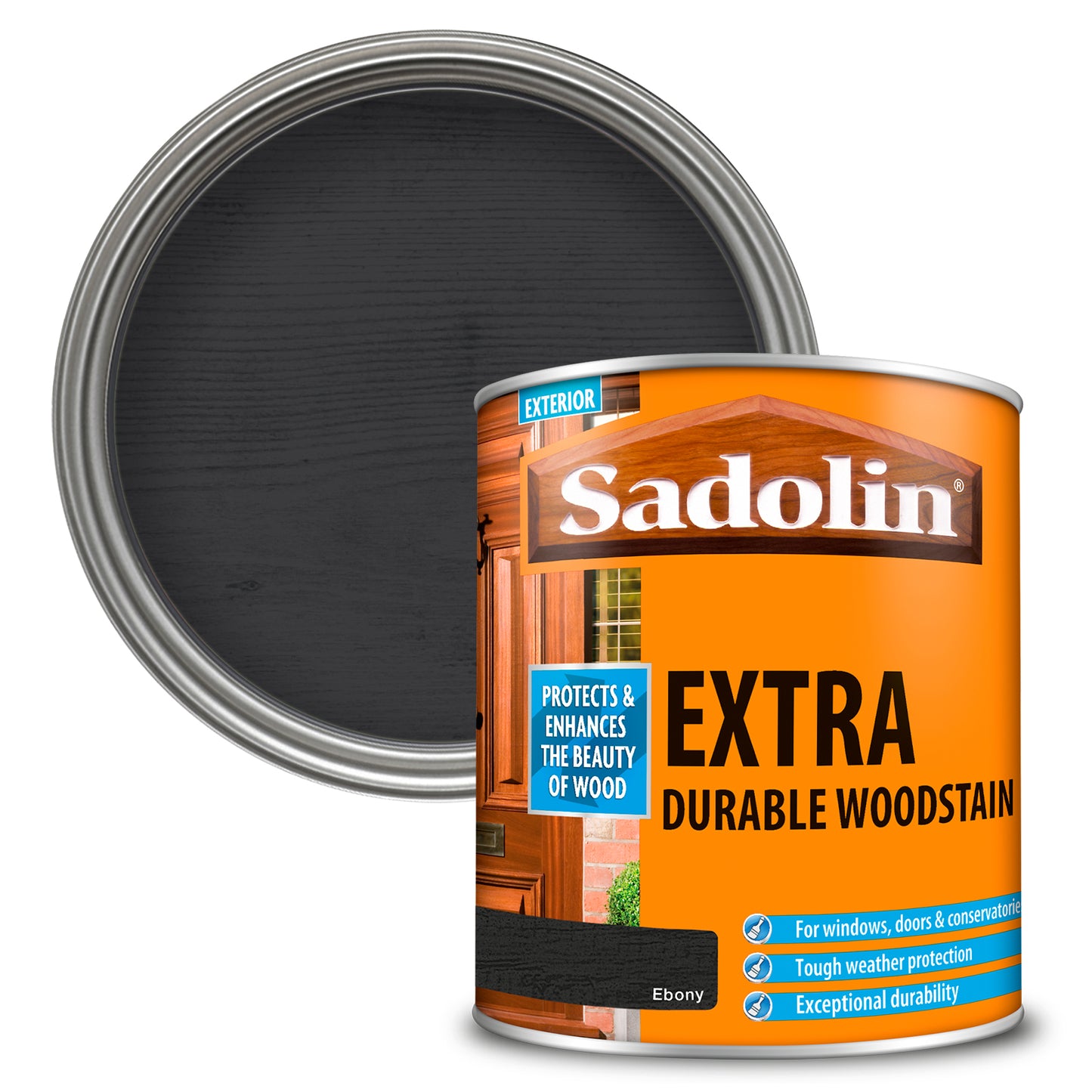 SADOLIN EXTRA DURABLE WOODSTAIN EBONY