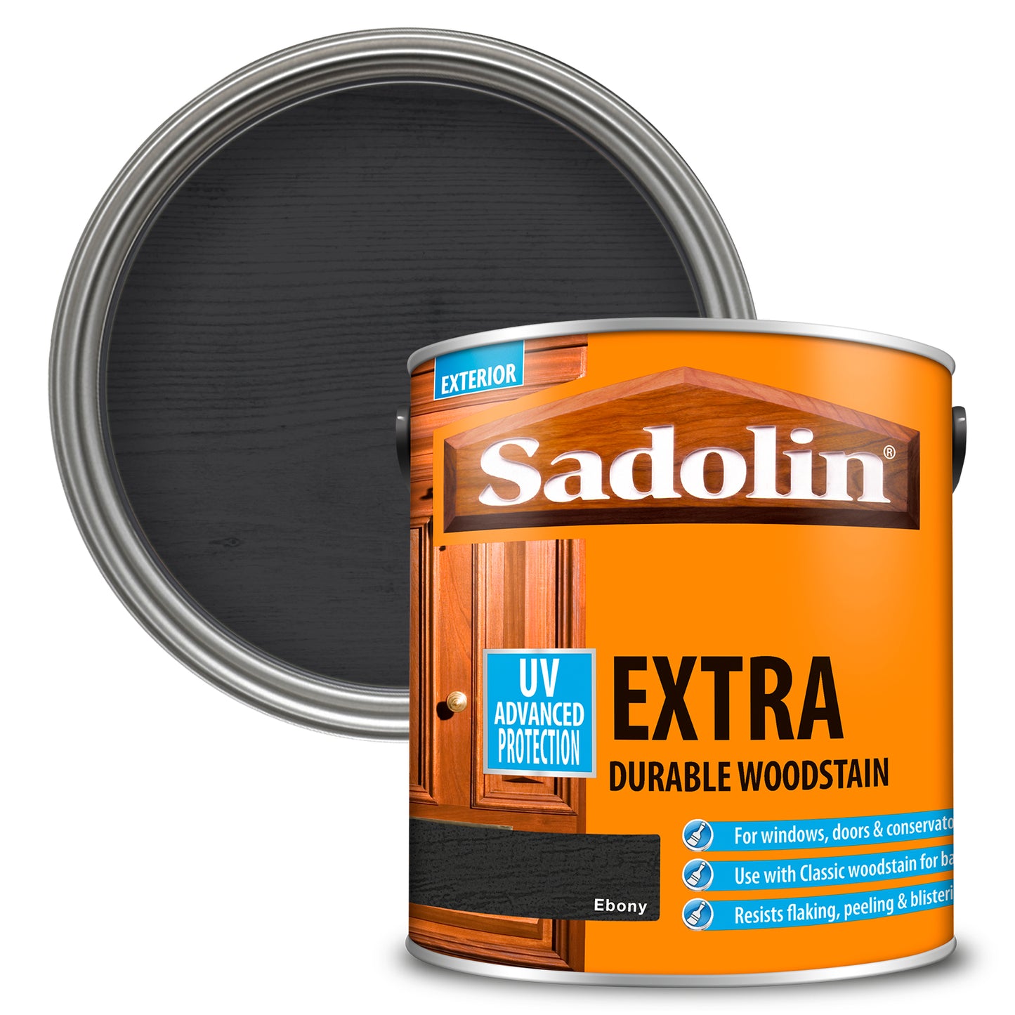 SADOLIN EXTRA DURABLE WOODSTAIN EBONY