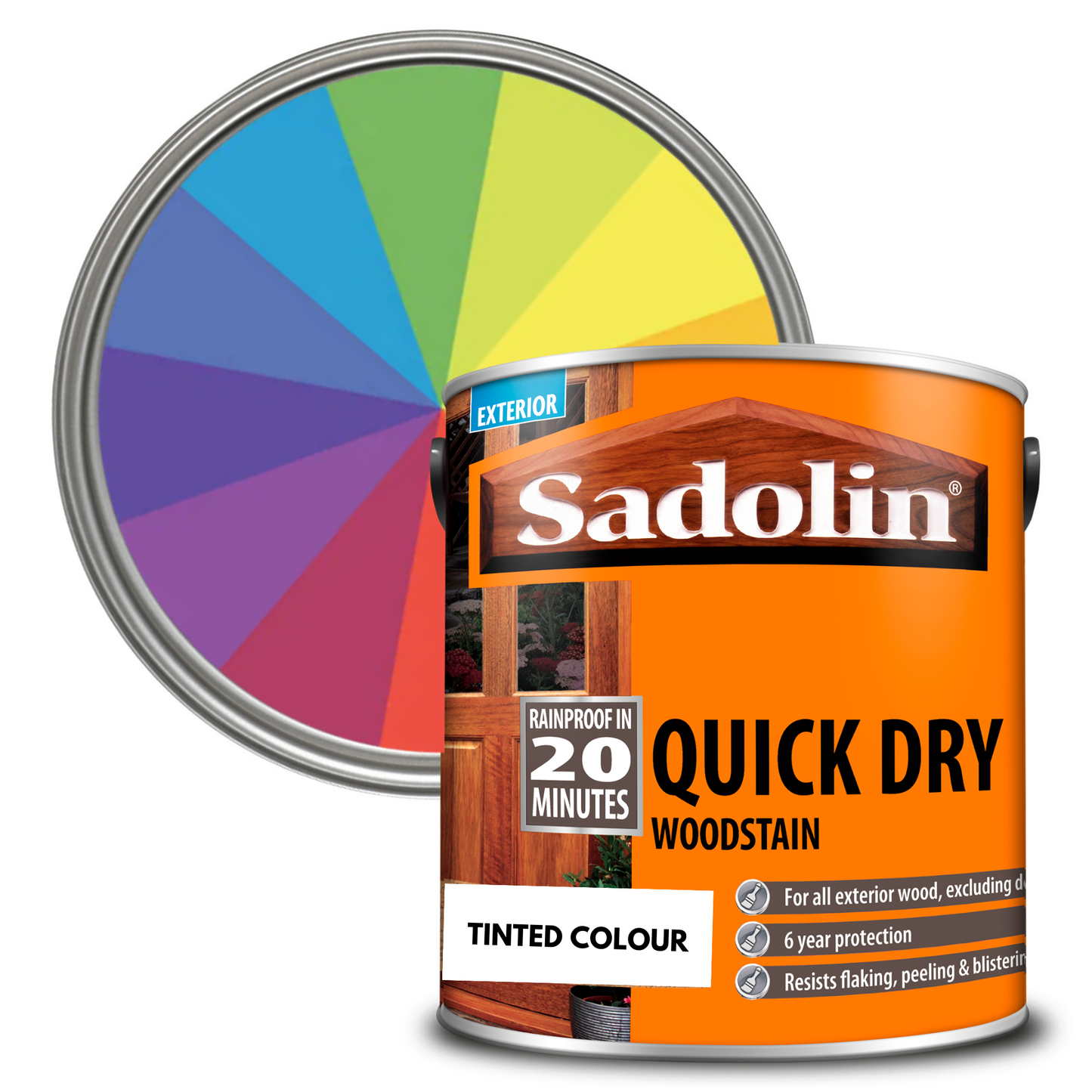 SADOLIN QUICK DRY WOODSTAIN TINTED COLOUR (WATER-BASED)