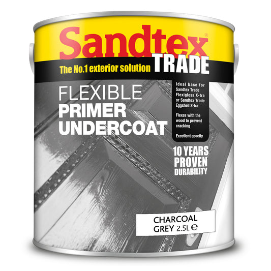 SANDTEX TRADE FLEXIBLE PRIMER UNDERCOAT CHARCOAL GREY (OIL-BASED)