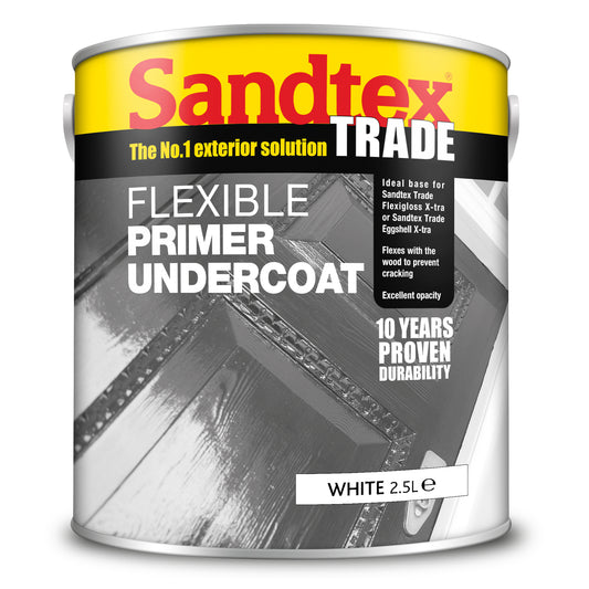 SANDTEX TRADE FLEXIBLE PRIMER UNDERCOAT WHITE (OIL-BASED)