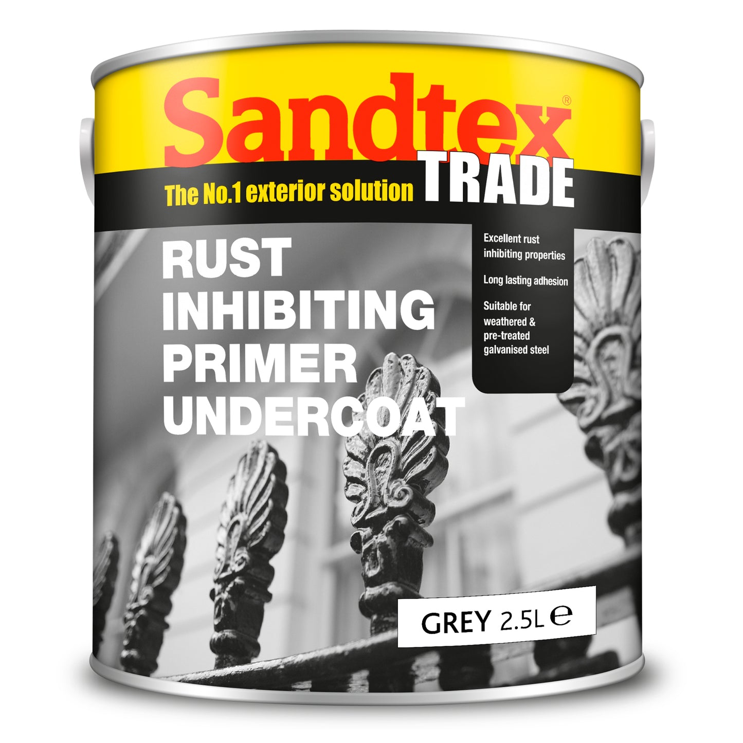 SANDTEX TRADE RUST INHIBITING PRIMER UNDERCOAT GREY (OIL-BASED)