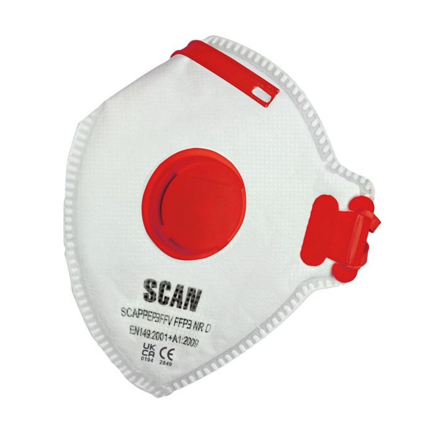 SCAN FFP3 DISPOSABLE VALVED DUST MASKS - 3 PACK