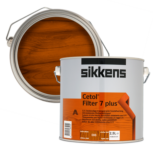 SIKKENS CETOL FILTER 7 PLUS WOODSTAIN LIGHT OAK (006)